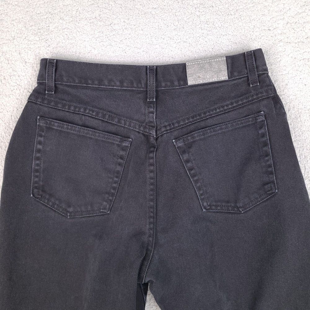 Vintage Lee Riveted Jeans Womens 10 P Black Mom Denim Made In USA - Picture 15 of 16